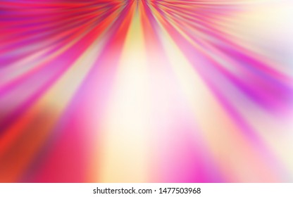 Light Red, Yellow vector glossy abstract background. An elegant bright illustration with gradient. Background for designs.