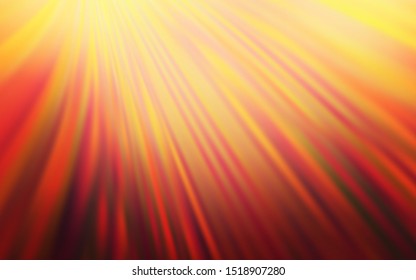 Light Red, Yellow vector glossy abstract layout. Shining colored illustration in smart style. Smart design for your work.
