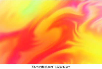 Light Red, Yellow vector glossy abstract backdrop. Colorful abstract illustration with gradient. Completely new design for your business.
