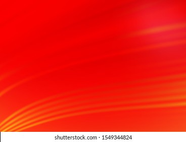 Light Red, Yellow vector glossy abstract template. A completely new color illustration in a bokeh style. The blurred design can be used for your web site.