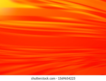 Light Red, Yellow vector glossy bokeh pattern. Colorful illustration in abstract style with gradient. The elegant pattern for brand book.