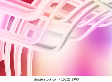 Light Red, Yellow vector glossy abstract background. An elegant bright illustration with gradient. Background for designs.