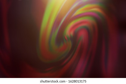 Light Red, Yellow vector glossy abstract backdrop. An elegant bright illustration with gradient. Blurred design for your web site.