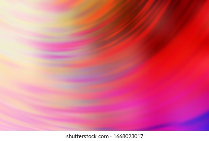 Light Red, Yellow vector glossy abstract layout. Modern abstract illustration with gradient. Elegant background for a brand book.
