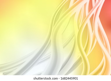 Light Red, Yellow vector glossy abstract layout. An elegant bright illustration with gradient. Background for a cell phone.