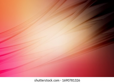 Light Red, Yellow vector glossy abstract layout. Abstract colorful illustration with gradient. Blurred design for your web site.