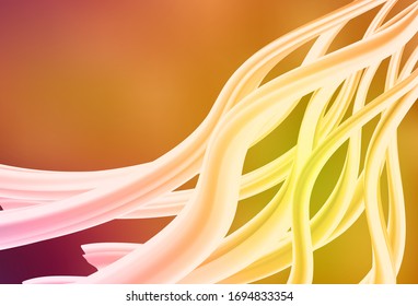 Light Red, Yellow vector glossy abstract backdrop. Abstract colorful illustration with gradient. Smart design for your work.