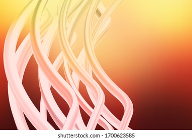 Hellroter, gelber Vektorillustration glänzender abstrakter Hintergrund. Farbige Illustration im abstrakten Stil mit Farbverlauf. Neues Design für Ihr Markenbuch.