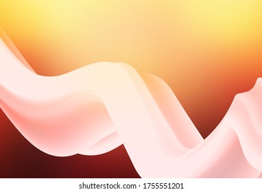 Hellroter, gelber, glänzender, abstrakter Hintergrund. Eine elegante, helle Illustration mit Farbverlauf. Eine neue Art von Design.