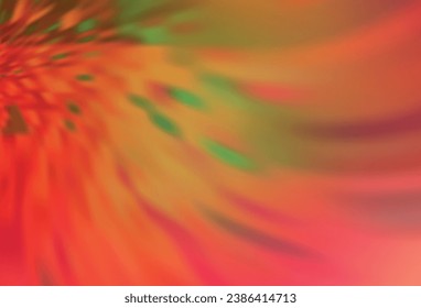 Light Red, Yellow vector glossy abstract backdrop. A completely new colored illustration in blur style. New way of your design.