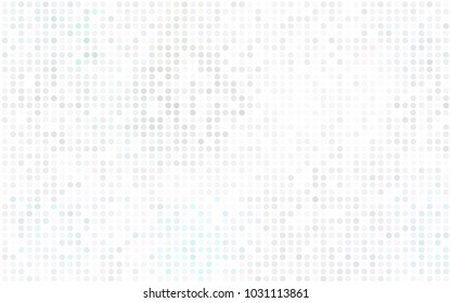 Light Red, Yellow vector illustration which consist of circles. Dotted gradient design for your business. Creative geometric background in halftone style with colored spots.