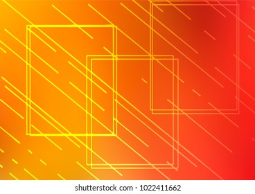 Light Red, Yellow vector indian curved pattern. Creative illustration in blurred style with doodles and Zen tangles. The doodle design can be used for your web site.