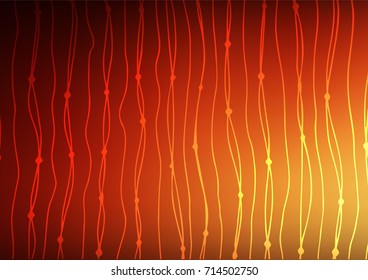 Light Red, Yellow vector indian curved background. Geometric doodle illustration in Origami style with gradient. The textured pattern can be used for website.