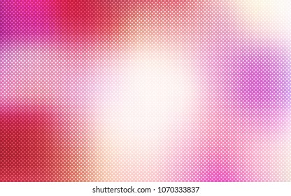 Light Red, Yellow vector layout with circle shapes. Blurred decorative design in abstract style with bubbles. Pattern can be used for ads, leaflets.