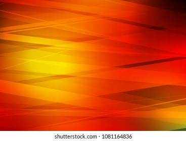 Light Red, Yellow vector layout with flat lines. Blurred decorative design in simple style with lines. Best design for your ad, poster, banner.