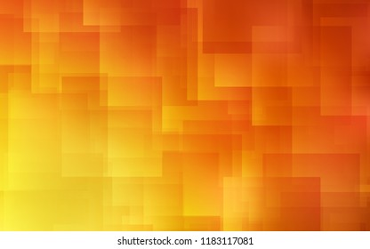 Light Red, Yellow vector layout with lines, rectangles. Glitter abstract illustration with rectangular shapes. Smart design for your business advert.