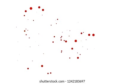 Light Red, Yellow vector layout with circle spots. Blurred decorative design in abstract style with bubbles. Design for posters, banners.