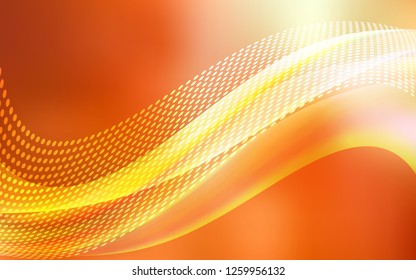 Light Red, Yellow vector layout with circles, lines. Modern abstract colorful illustration with spheres and lines. Design for poster, banner of websites.