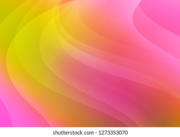 Light Red, Yellow vector layout with flat lines. Glitter abstract illustration with colored sticks. The pattern can be used for busines ad, booklets, leaflets