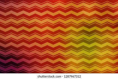 Light Red, Yellow vector layout with flat lines. Blurred decorative design in simple style with lines. Pattern for ad, booklets, leaflets.