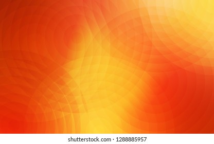 Light Red, Yellow vector layout with circle shapes. Illustration with set of shining colorful abstract circles. Beautiful design for your business advert.