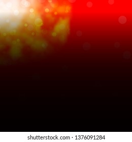 Light Red, Yellow vector layout with circles. Abstract decorative design in gradient style with bubbles. Pattern for websites, landing pages.