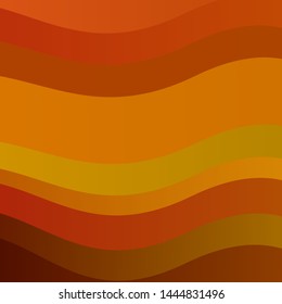 Light Red, Yellow vector layout with curves. Brand new colorful illustration with bent lines. Template for your UI design.