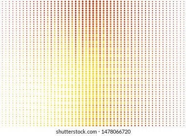 Light Red, Yellow vector layout with circle shapes. Beautiful colored illustration with blurred circles in nature style. Design for poster, banner of websites.