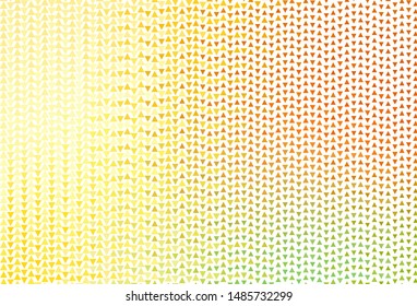 Light Red, Yellow vector layout with lines, triangles. Modern abstract illustration with colorful triangles. Pattern for commercials.