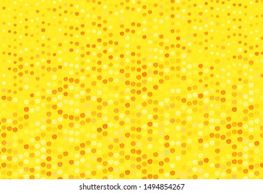 Light Red, Yellow vector layout with curved lines. Geometric illustration in abstract style with gradient.  Abstract style for your business design.