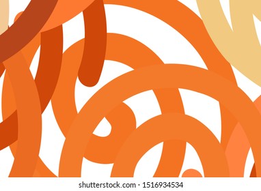 Light Red, Yellow vector layout with wry lines. A completely new colorful illustration in simple style. Colorful wave pattern for your design.