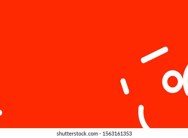 Light Red, Yellow vector layout with algebra elements. Blurred design in simple style with collection of numerals. Pattern for school, grammar websites.