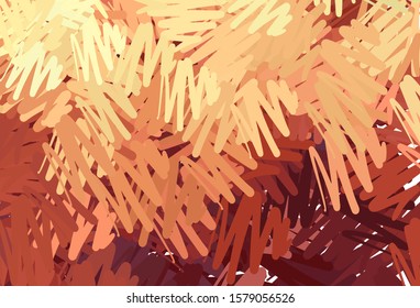 Light Red, Yellow vector layout with flat lines. Colorful shining illustration with lines on abstract template. Pattern for your busines websites.