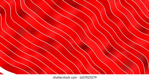Light Red, Yellow vector layout with circular arc. Bright illustration with gradient circular arcs. Best design for your posters, banners.