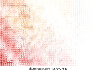 Light Red, Yellow vector layout with circle shapes. Blurred decorative design in abstract style with bubbles. New template for your brand book.
