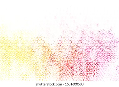 Light Red, Yellow vector layout with circle shapes. Modern abstract illustration with colorful water drops. Pattern for beautiful websites.
