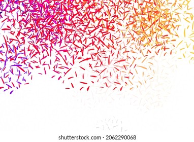 Light Red, Yellow vector layout with flat lines. Modern geometrical abstract illustration with Lines. Template for your beautiful backgrounds.