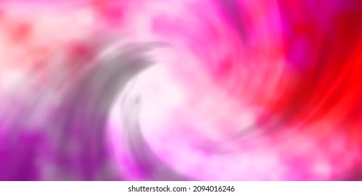 Light Red, Yellow vector layout with cloudscape. Gradient illustration with colorful sky, clouds. Template for websites.