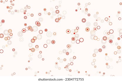 Light Red, Yellow vector layout with circle shapes. Blurred bubbles on abstract background with colorful gradient. Design for your business advert.