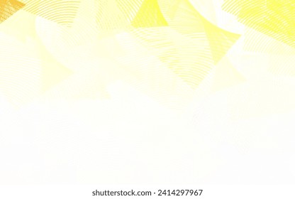 Light Red, Yellow vector layout with flat lines. Lines on blurred abstract background with gradient. Pattern for ads, posters, banners.