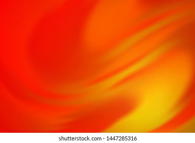 Light Red, Yellow vector modern elegant background. New colored illustration in blur style with gradient. Background for designs.