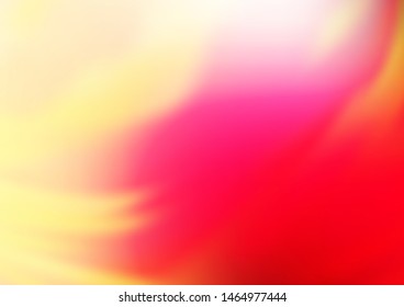 Light Red, Yellow vector modern bokeh pattern. An elegant bright illustration with gradient. Brand new style for your business design.