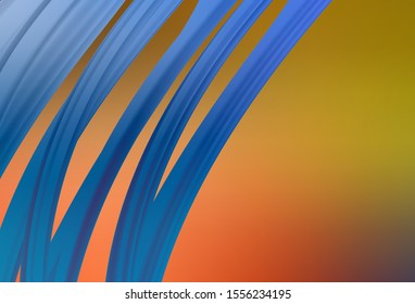 Light Red, Yellow vector modern elegant backdrop. New colored illustration in blur style with gradient. New design for your business.