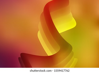 Light Red, Yellow vector modern elegant background. New colored illustration in blur style with gradient. New style design for your brand book.