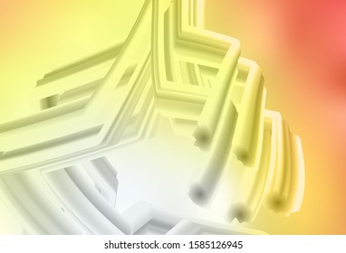Light Red, Yellow vector modern elegant backdrop. Shining colorful illustration in smart style. Smart design for your work.