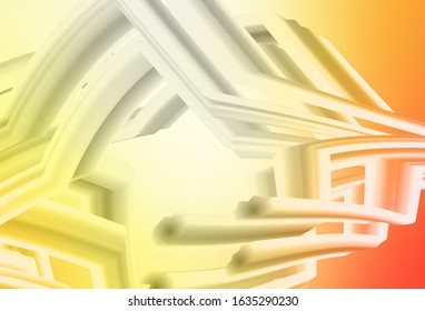 Light Red, Yellow vector modern elegant layout. Modern abstract illustration with gradient. Elegant background for a brand book.