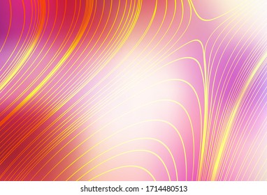 Rojo claro, vector amarillo moderno y elegante fondo. Ilustración abstracta moderna con degradado. El mejor diseño borroso para su negocio.