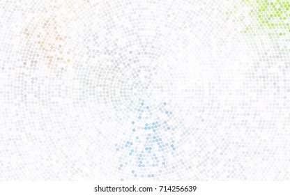 Light Red, Yellow vector modern geometrical background. Abstract template. Geometric pattern in square style with gradient.