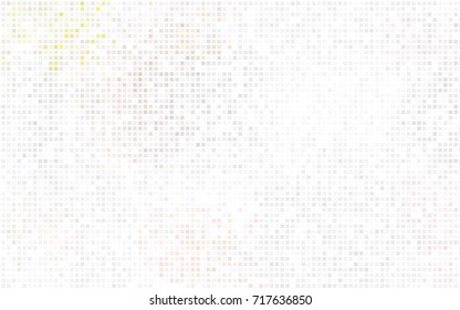 Light Red, Yellow vector modern geometrical background. Abstract template. Geometric pattern in square style with gradient.