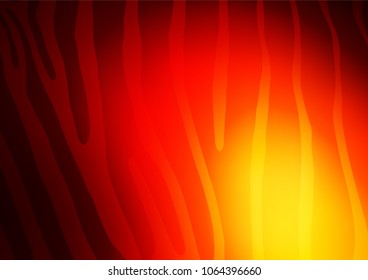 Light Red, Yellow vector natural elegant pattern. Doodles on blurred abstract background with gradient. The pattern can be used for heads of websites and designs.